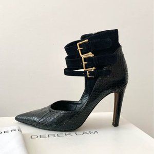 Real Snake Skin Leather Pump